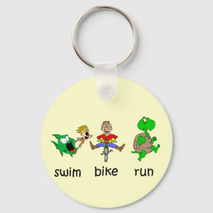 Swim Bike Run Sleutelhanger