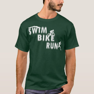 Swim Bike Run Triathlon 34 T-shirt