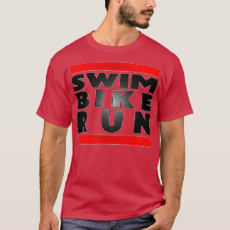 SWIM BIKE RUN TRIATHLON 36 T-SHIRT