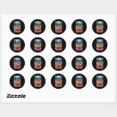 Swim Bike Run Triathlon Ronde Sticker (Vel)