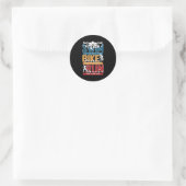 Swim Bike Run Triathlon Ronde Sticker (Tas)