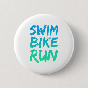 Swim Bike - Uitstekend design Ronde Button 5,7 Cm