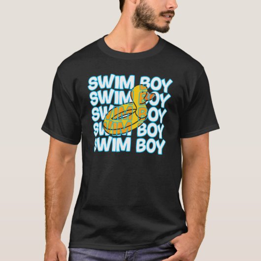 Swim Boy T-shirt (Voorkant)