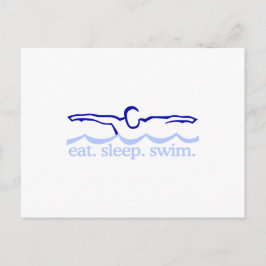 Swim Briefkaart