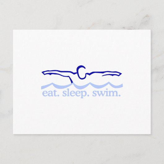 Swim Briefkaart (Voorkant)