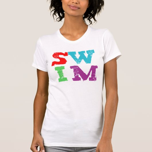 SWIM-brieven T-shirt (Voorkant)