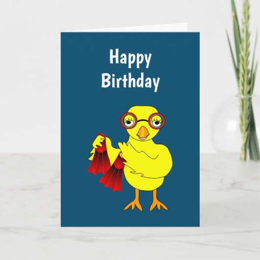 Swim Chick Kaart (Voorkant)