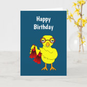 Swim Chick Kaart (Gele Bloem)