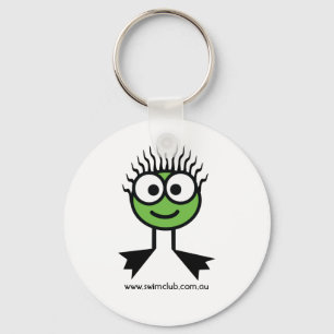 Swim Club Green Swim Character Key Ring Sleutelhanger