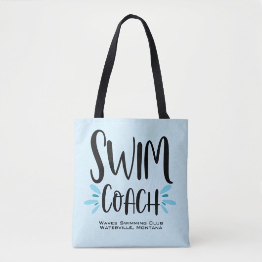 Swim Coach Cute Sac fourre-tout (Devant)