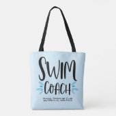 Swim Coach Cute Sac fourre-tout (Dos)