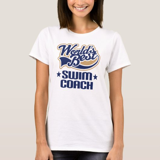 Swim Coach Gift T-shirt (Voorkant)