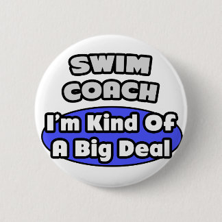 Swim Coach.. Grote deal Ronde Button 5,7 Cm