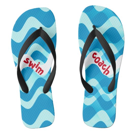 Swim Coach Womens of Mannen Teenslippers (Voetbed)