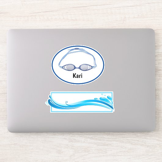 SWIM-computer Sticker (Computer)