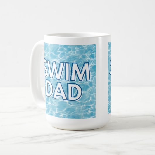 Swim Dad Coffee Mug (Devant gauche)