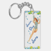 Swim Diva Foto Sleutelhanger (Voorkant Links)