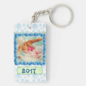 Swim Diva Foto Sleutelhanger (achterkant)