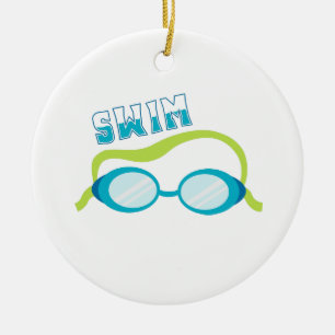 Swim Goggles Keramisch Ornament