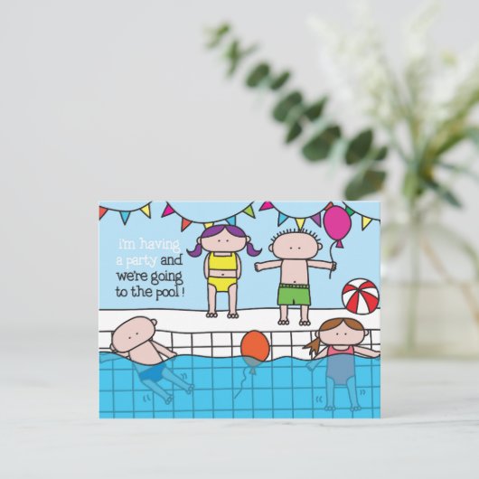 Swim - Invitation (Debout devant)