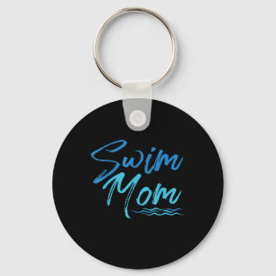 Swim Mam zwemmen Funny Cute Gift Sleutelhanger
