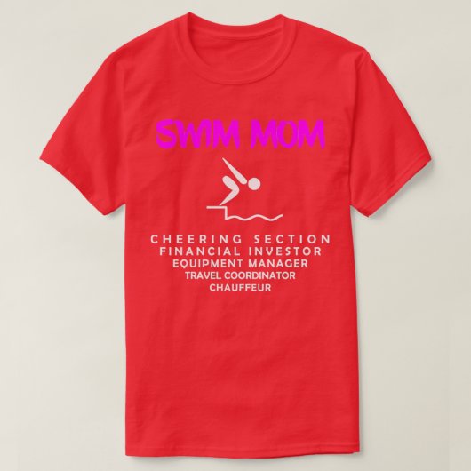 Swim mama t-shirt (Design voorkant)