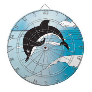 Swim met dolfijnen dartbord
