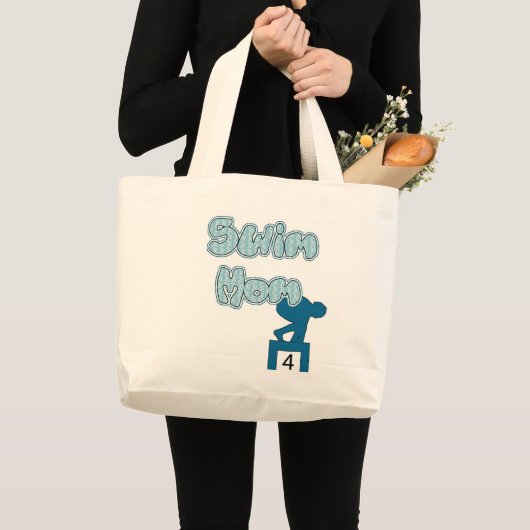 SWIM MOM-Canvas tas (Voorkant (product))