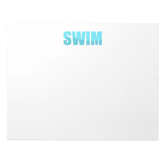 Swim Notitieblok (Voorkant)