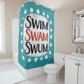 Swim Swam Swum Douche rideau (En situation)