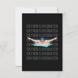 Swim Swimmer Love Funny Swimming Boy Sport Kaart