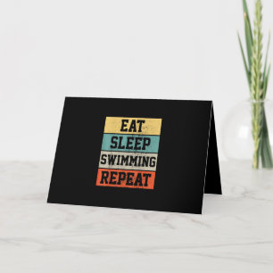 Swim Swimmer Swimming Gift Kaart