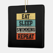 Swim Swimmer Swimming Gift Keramisch Ornament (Links)