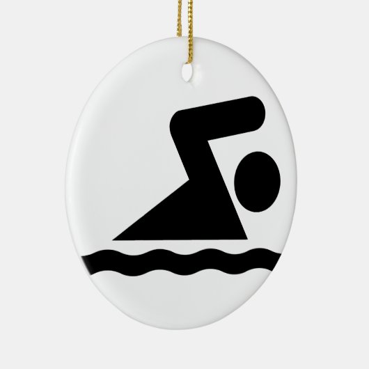 Swim Symbol Ornament (Rechts)