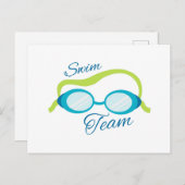 Swim Team Briefkaart (Voorkant / Achterkant)
