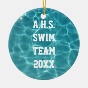 Swim-team Keramisch Ornament