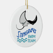 Swim Team Keramisch Ornament (Rechts)