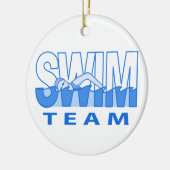 Swim Team Keramisch Ornament (Links)