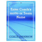 Swim Team Klembord (Achterkant)