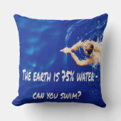 Swim Team Love Siwmming to Swim Pool Kussen (Voorkant)