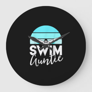 Swim Team tante Nephew zwemt op cadeau Grote Klok