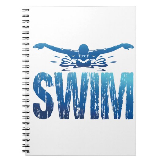 Swim - zwemmer notitieboek (Voorkant)