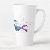 swimmer in watercolor latte mok (Rechts)