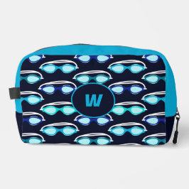 Swimmer Swimming Sports Team Monogram Toilettasje