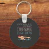Swimmimg Mama Sleutelhanger (Voorkant)
