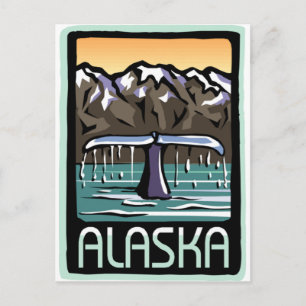 Swimmin' in Alaska Briefkaart