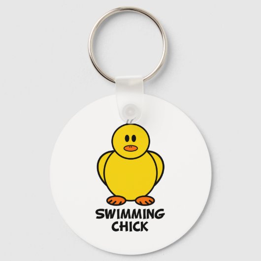 Swimming Chick Sleutelhanger (Voorkant)