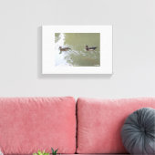 Swimming Ducks Canvas Afdruk (Insitu (Woonkamer))