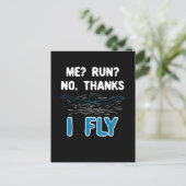 Swimming - I Fly Briefkaart (Staand voorkant)