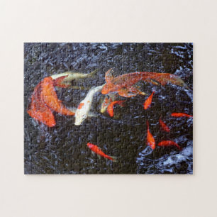 Swimming Koi Legpuzzel